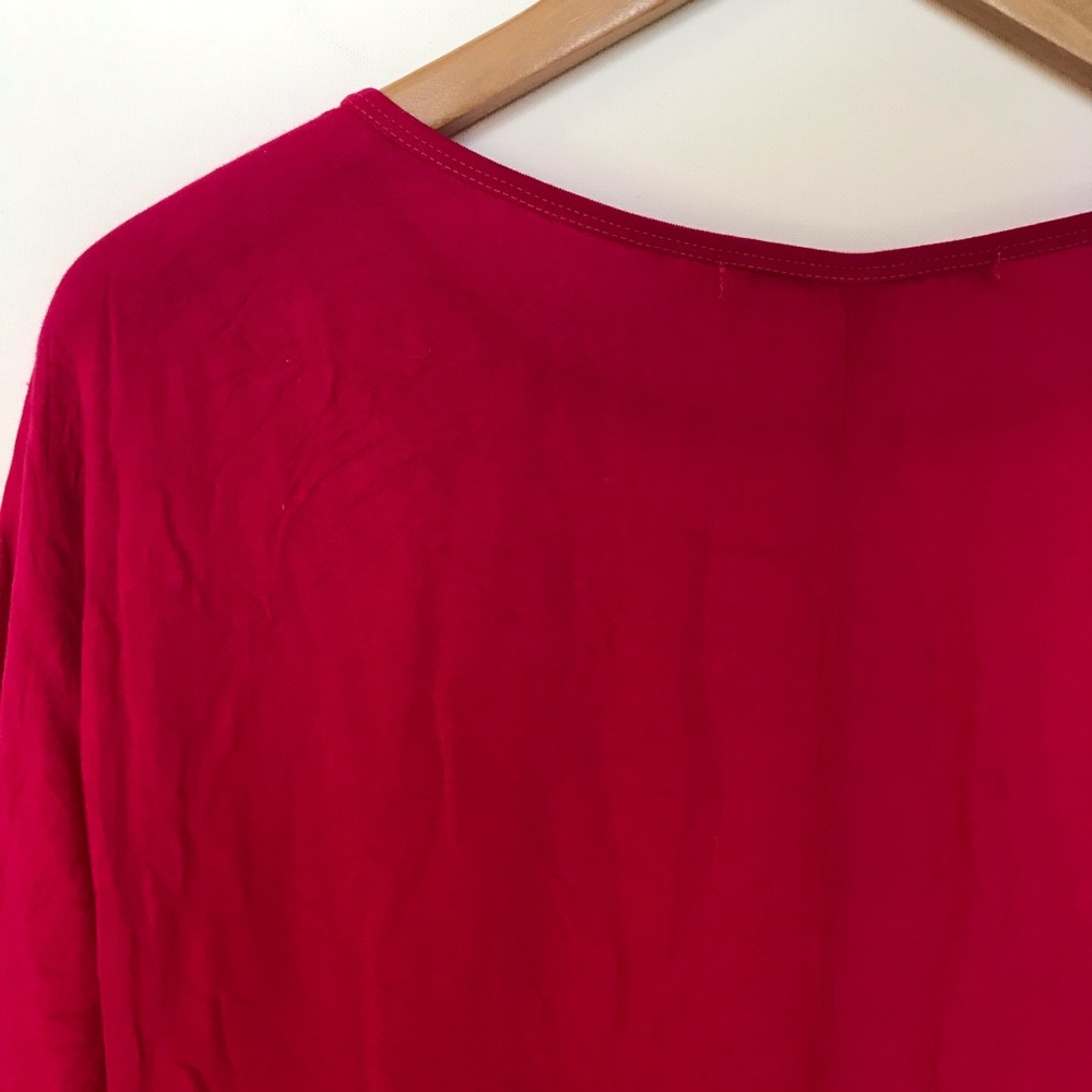 Michael Stars Hot Pink Tee - Picture 3 of 4